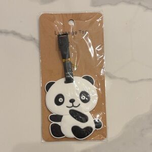 Cute Panda Luggage Tag